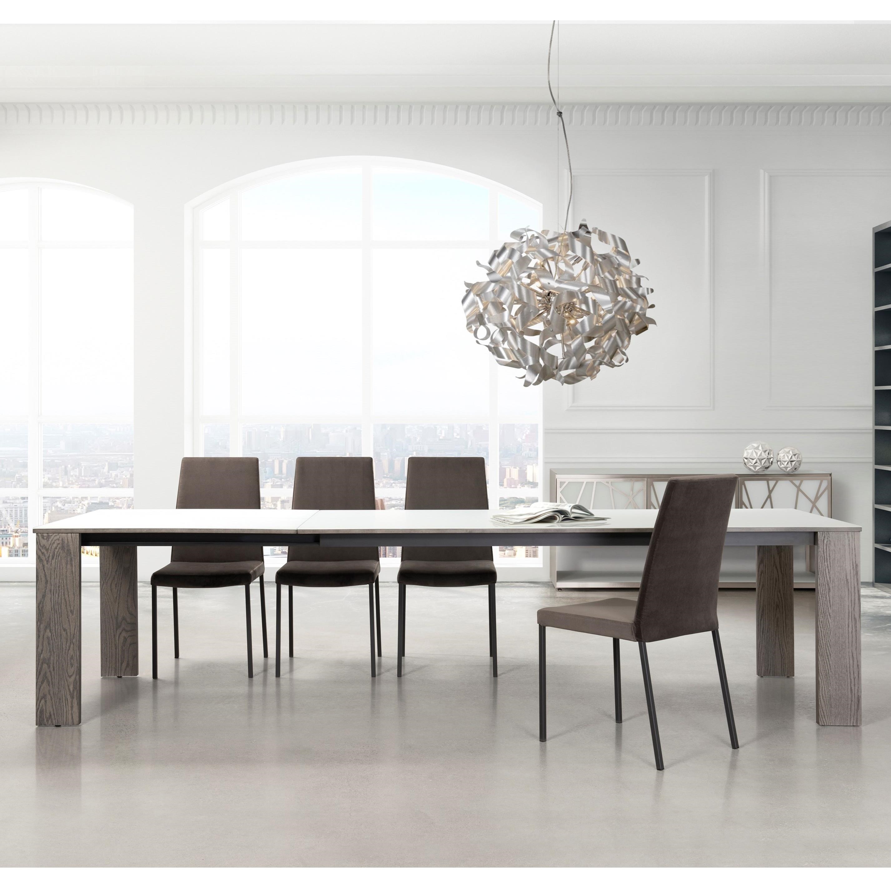 Trica Contemporary Tables Empire 40 84 Empire Extendable 40